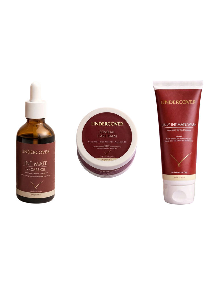 Undercover Intimate V-Care Oil & Sensual Care Balm & Daily Intimate Wash Combo-picture-6