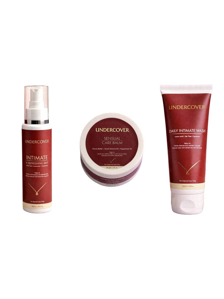 Undercover Intimate V-Refreshing Mist & Sensual Care Balm & Daily Intimate Wash Combo-picture-3