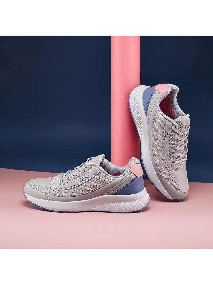 Campus Flair Women Grey Running Shoes-image-8