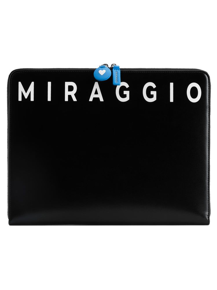 MIRAGGIO Black Solid Pu Laptop Case-picture-21