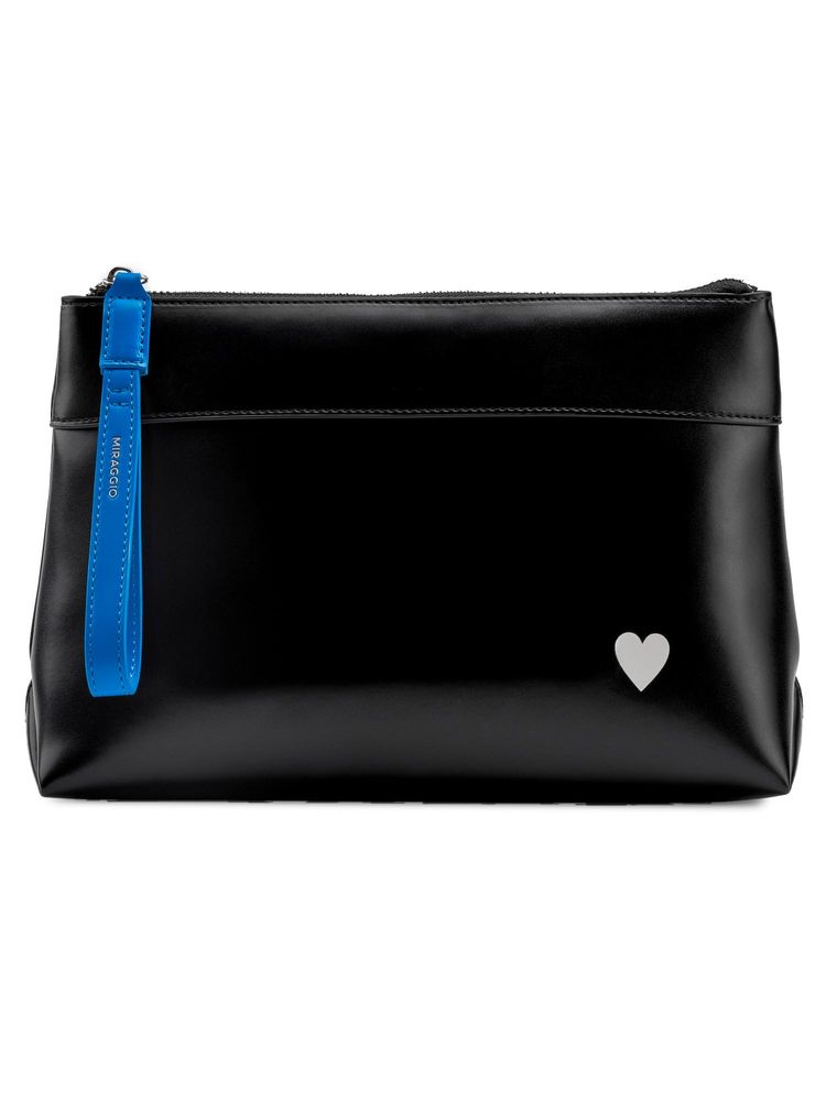 MIRAGGIO Black Solid Pu Pouch-image-42