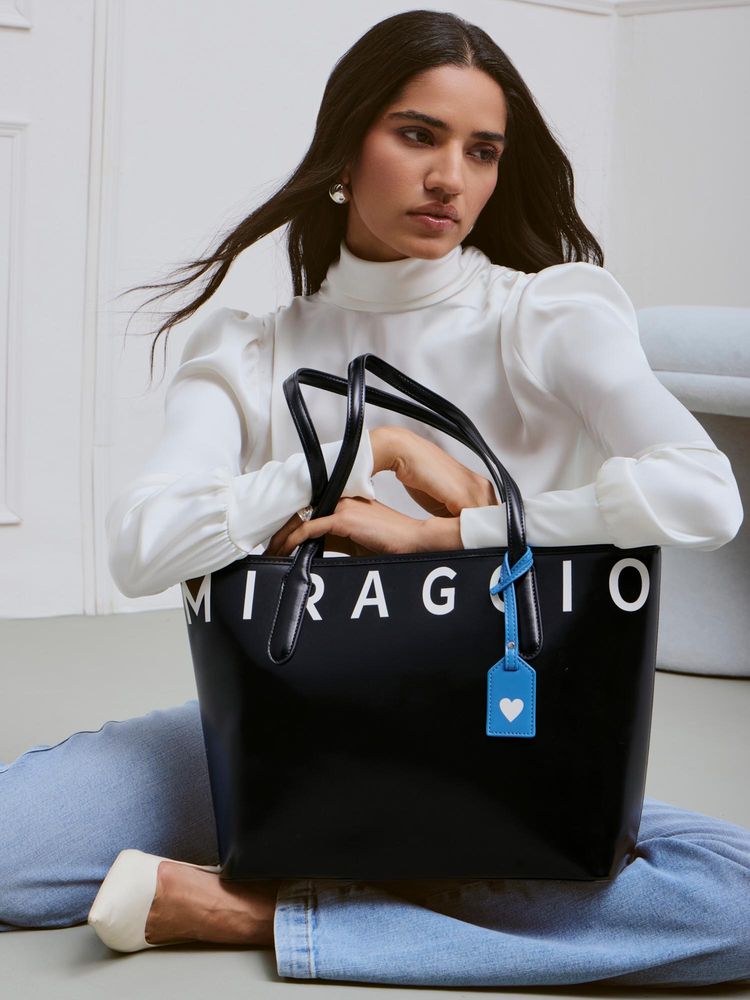 MIRAGGIO Black Solid Pu Handbag-image-45