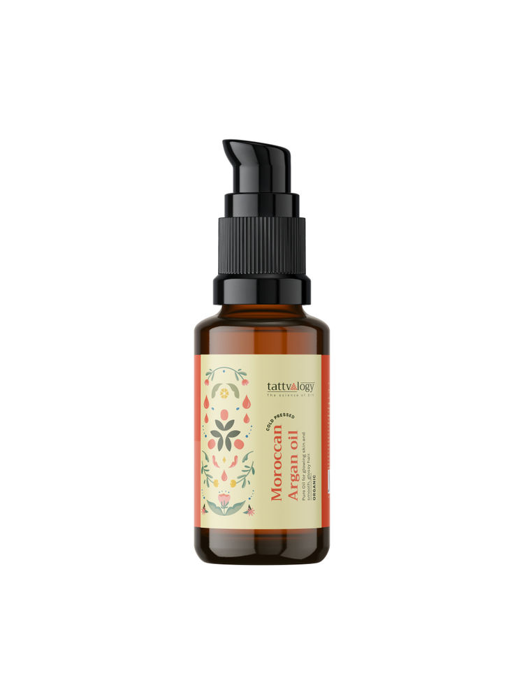 Tattvalogy Organic Moroccan Argan Oil - Vitamin-E Rich, Antioxidant, Tames Frizz for Smooth Hair-image-20