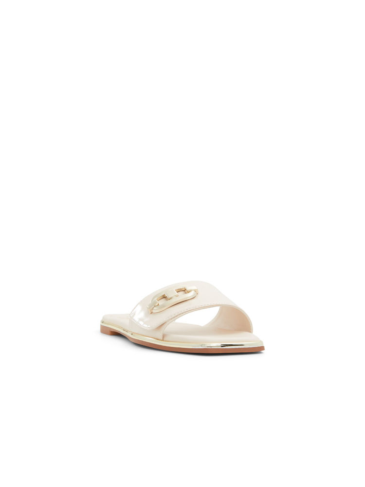 Aldo Women Cream Flats-image-6