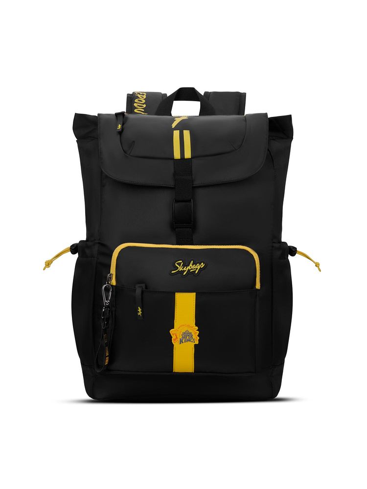 Skybags Unisex Black Yellove 15.6 Inch Compatible Laptop Backpack-picture-11