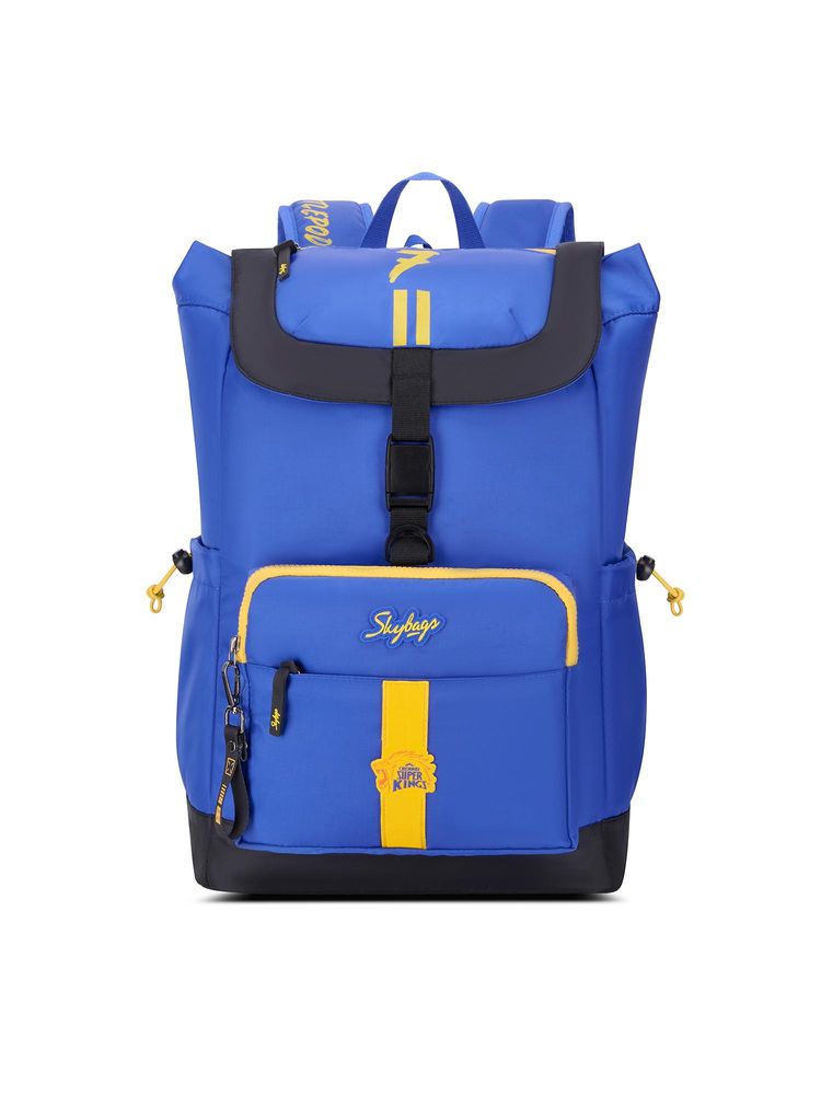 Skybags Unisex Blue Yellove 15.6 Inch Compatible Laptop Backpack-picture-28