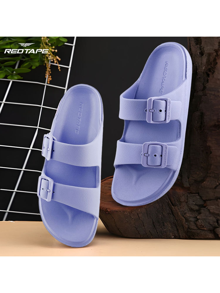 Red Tape Lavender Wovens Eva Comfort Sandals-image-1