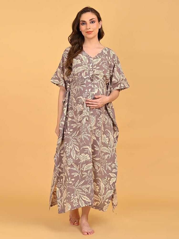 The Mom Store Aura In Bloom Maternity And Nursing Kaftan-picture-9