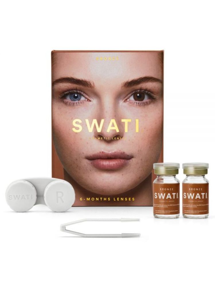 Swati Cosmetics Coloured Contact Lenses Bronze 6 months Power -5.00-picture-26