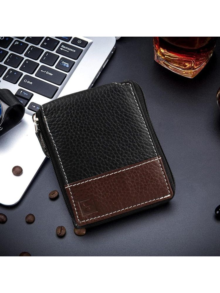 Cimoni Premium Genuine Leather Black Wallet-image-30
