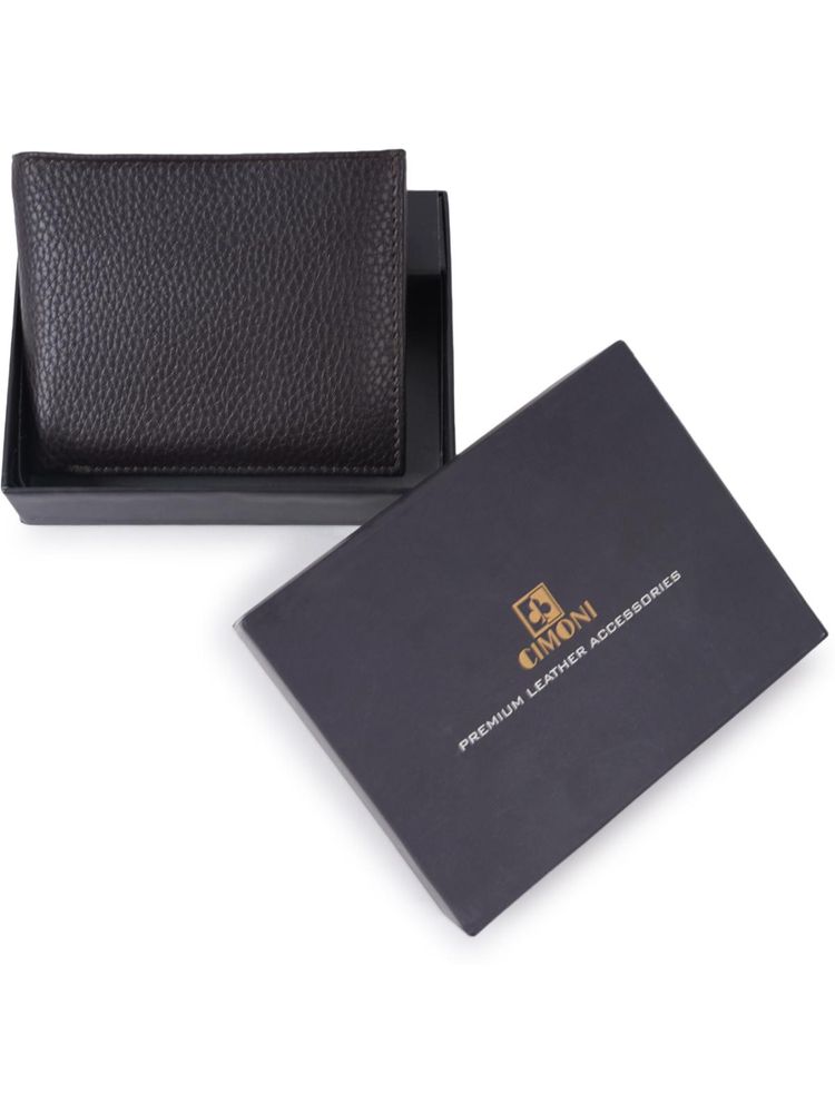 Cimoni Casual Pu Leather Slim Trendy Black Wallet-image-31