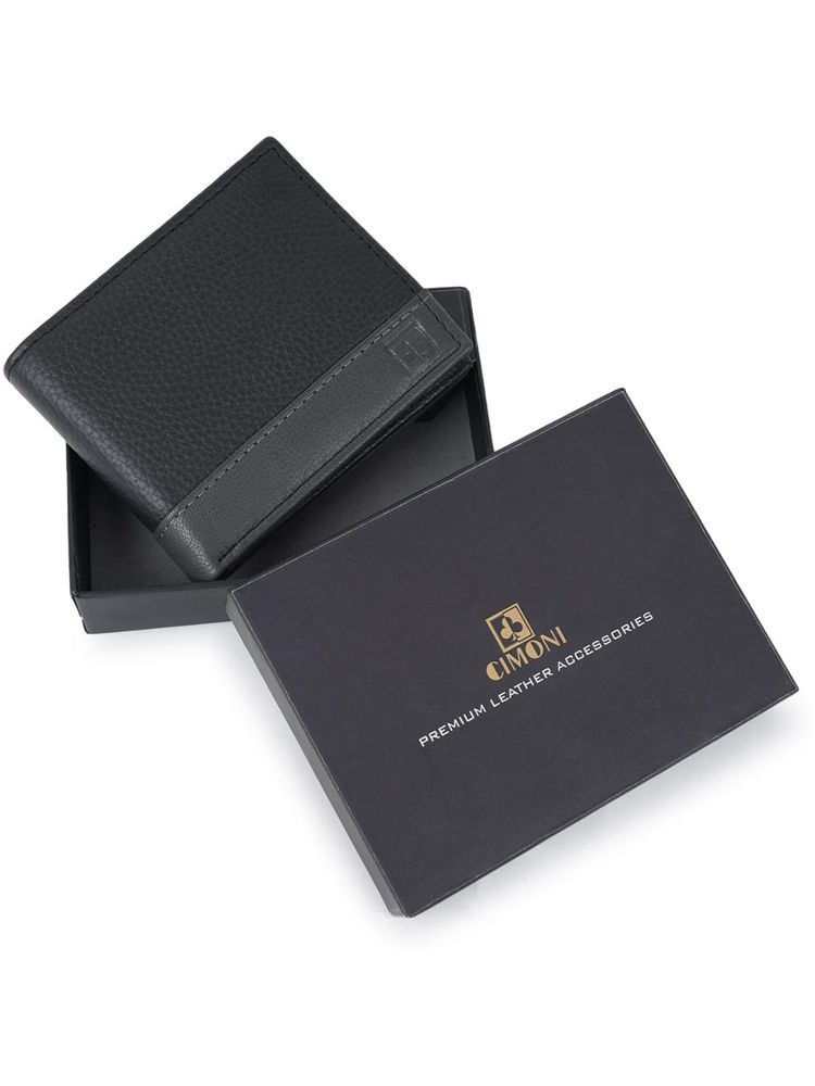 Cimoni Casual Leather Black Wallet-picture-14