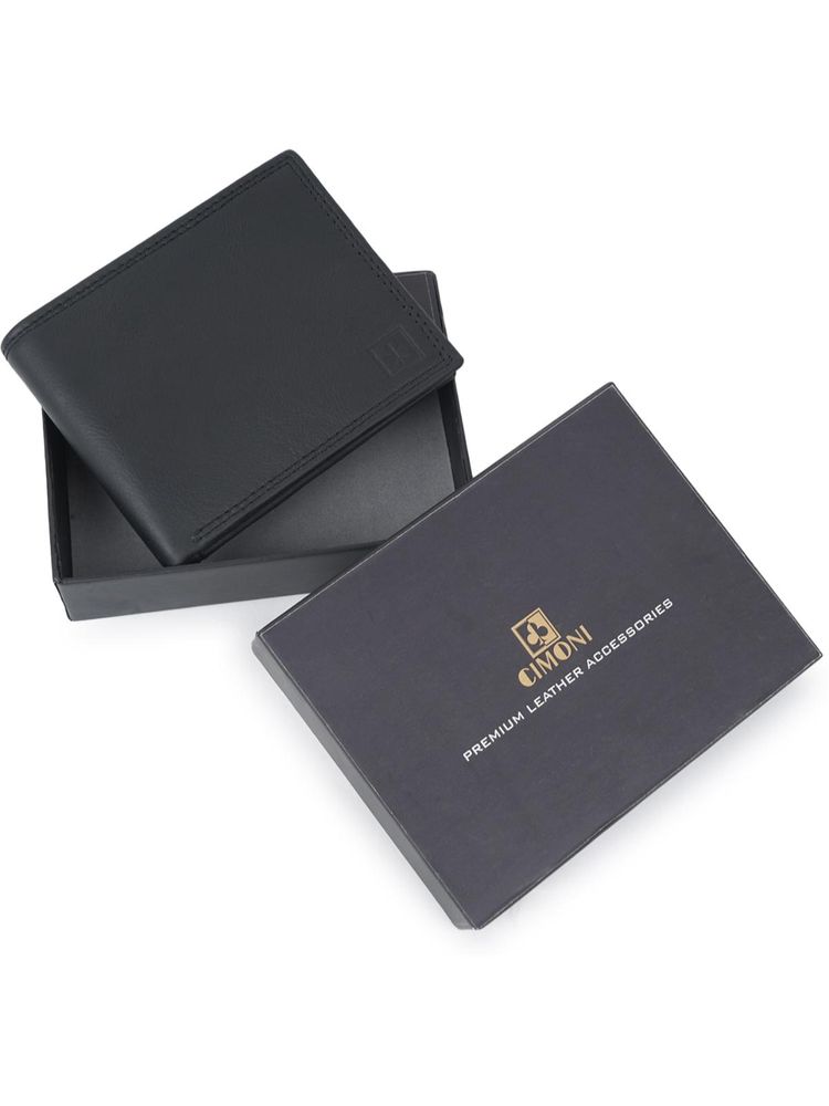 Cimoni Casual Leather Black Wallet-image-5