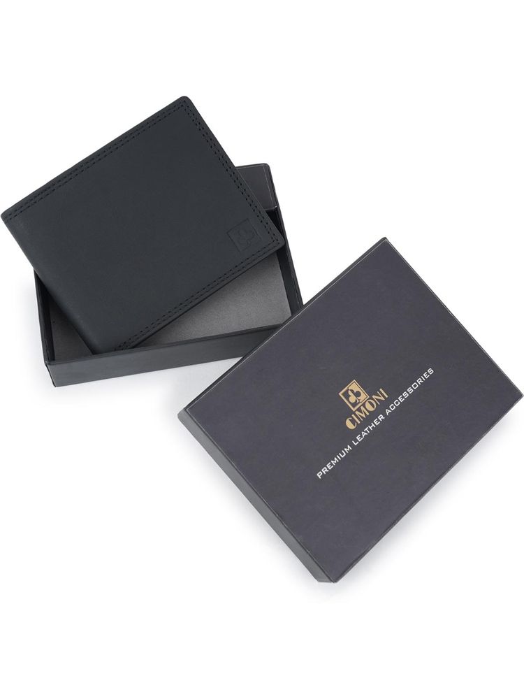 Cimoni Casual Leather Black Wallet-picture-16