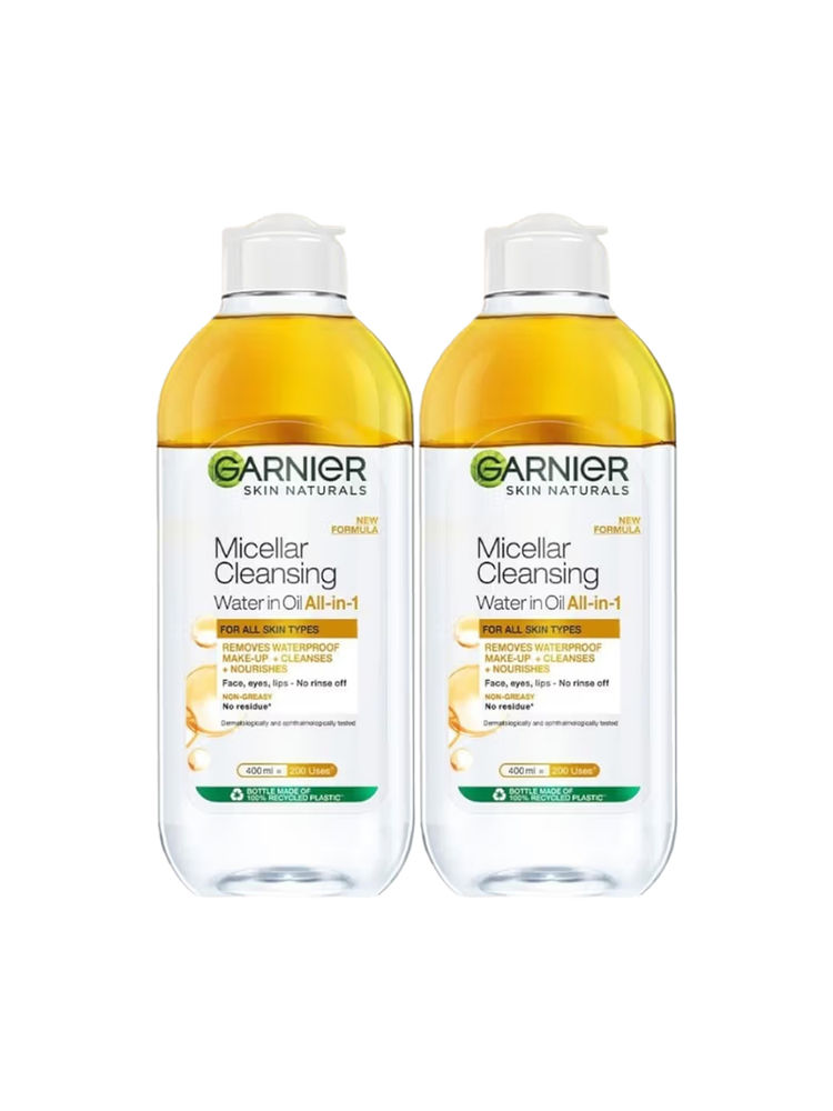 Garnier Micellar Oil-Infused Cleansing Water For Cleansing & Make-Up Removal- Pack Of 2-image-35
