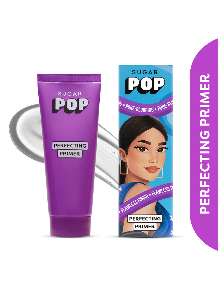SUGAR POP Perfecting Primer Vitamin E l Blurs Pores Wrinkles & Fine Lines Gel Based Matte Finish-picture-34