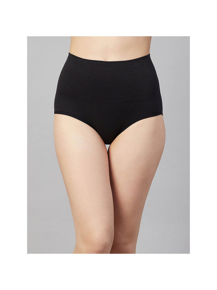 C9 Airwear Solid Black Women Cotton Shaping Brief-picture-14
