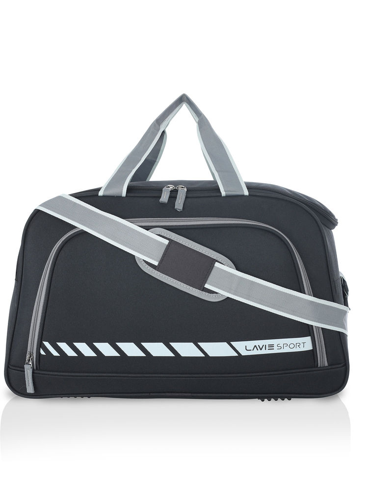 Lavie Sport Unisex Orbit Duffle Bag (Black) (Small)-image-34