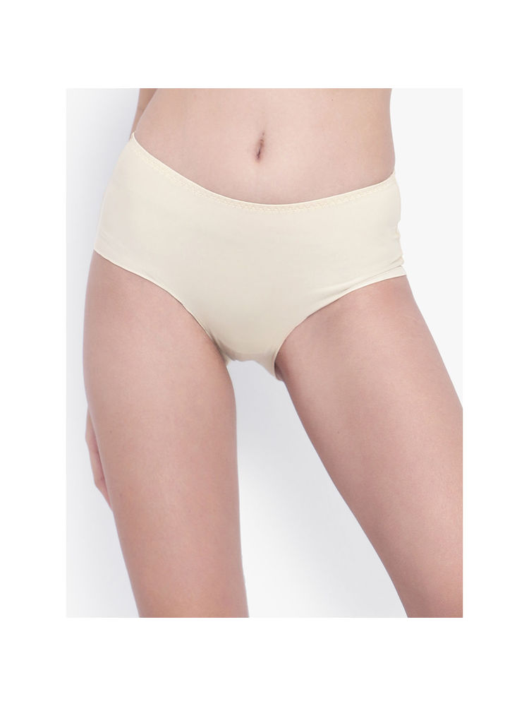BRACHY Womens High rise Seamless Panty Beige (Pack of 2)-picture-12