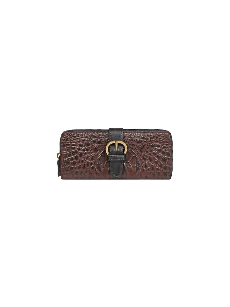 Hidesign Eliza W1 Rf Sb Brown Women's Zip Around - (20 X 9 X 3 Cms) (M)-picture-21