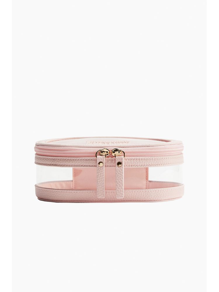 H&M Small Oval Make-Up Bag - Light Pink-picture-12