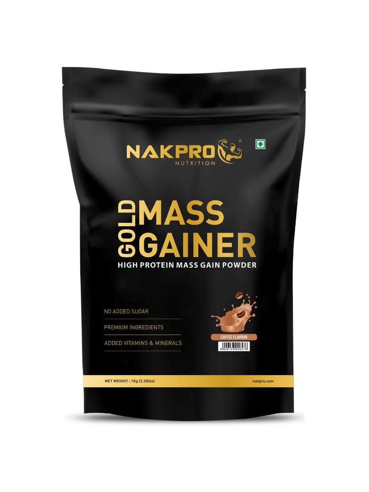 NAKPRO Gold Mass Gainer Powder - Coffee
