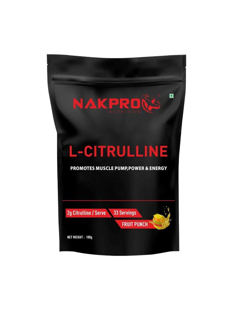 NAKPRO L-Citrulline Powder - Fruit Punch-image-46