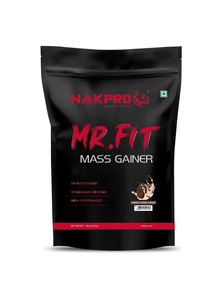 NAKPRO Mr. Fit Mass Gainer - Cookies & Cream