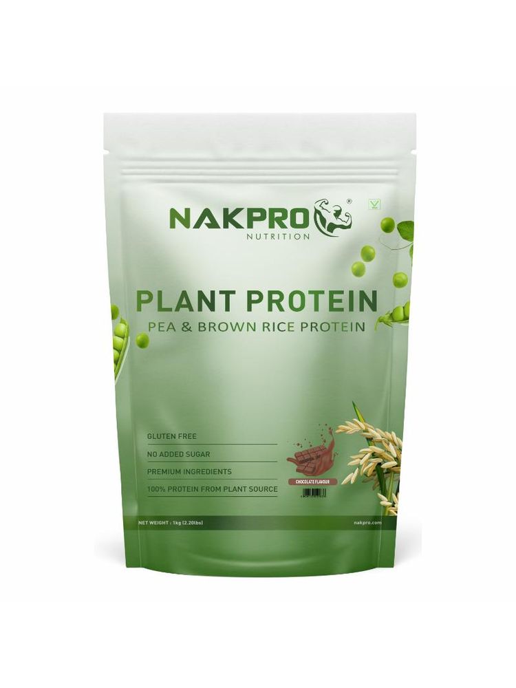 NAKPRO Plant Based Vegan Protein Powder - Chocolate