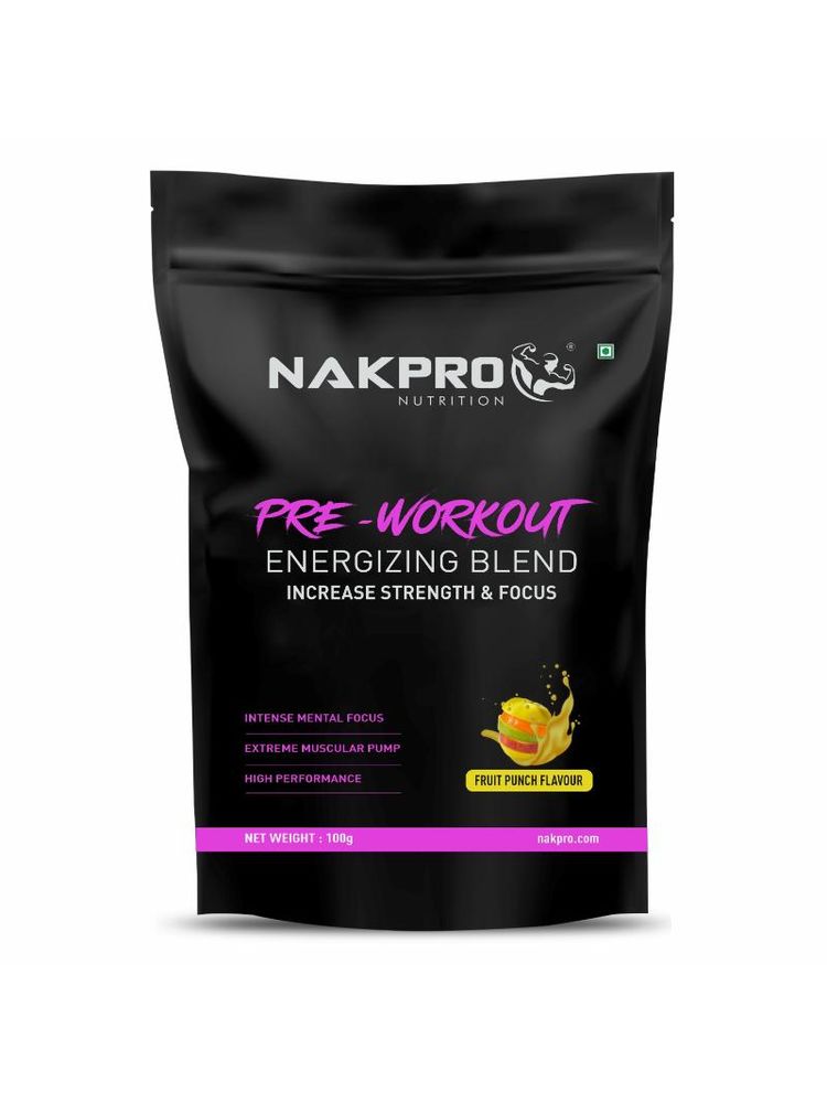 NAKPRO Pre Workout Supplement Powder - Fruit Punch-image-26