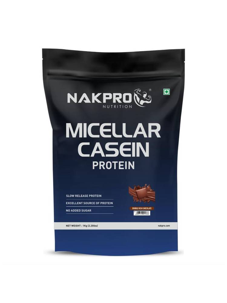 NAKPRO Micellar Casein Protein Powder - Double Rich Chocolate