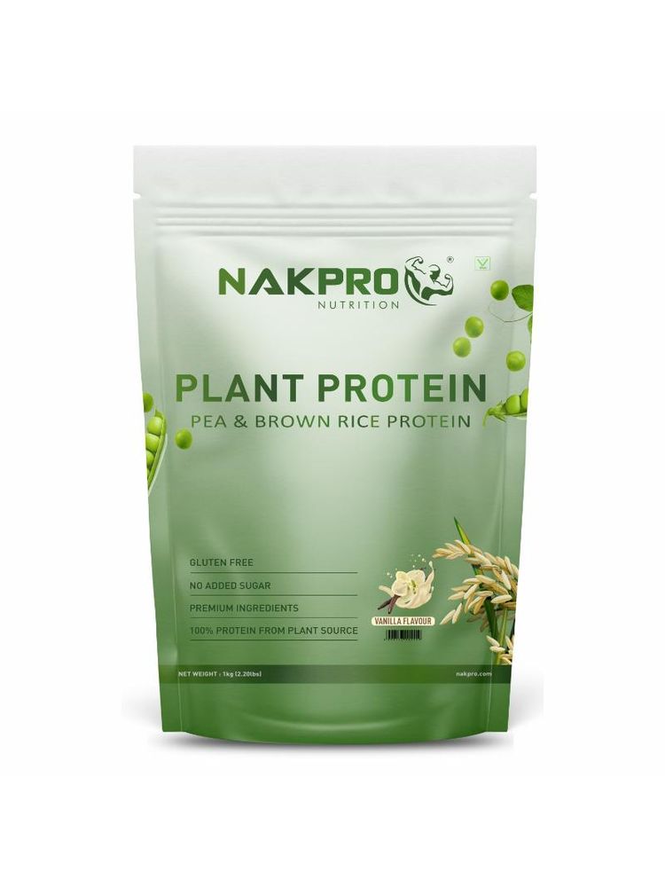 NAKPRO Plant Based Vegan Protein Powder - Vanilla