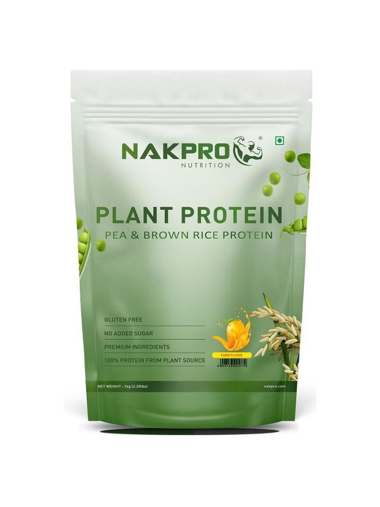 NAKPRO Plant Based Vegan Protein Powder - Mango