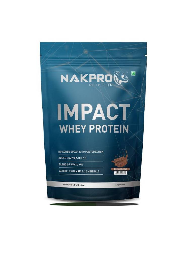 NAKPRO Impact Whey Protein Powder - Chocolate