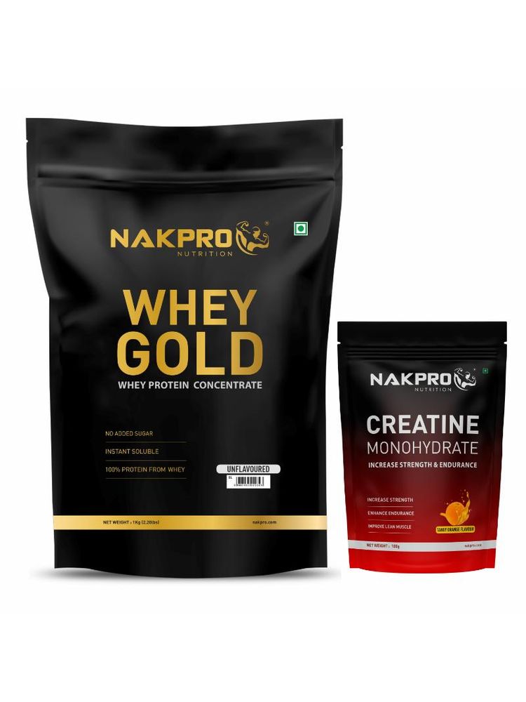 NAKPRO Gold Whey Protein Concentrate Unflavoured With Creatine Monohydrate Tangy Orange-image-18