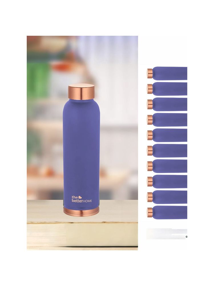 The Better Home Copper Bottle 950 Ml- Purple (Pack Of 10)-image-14