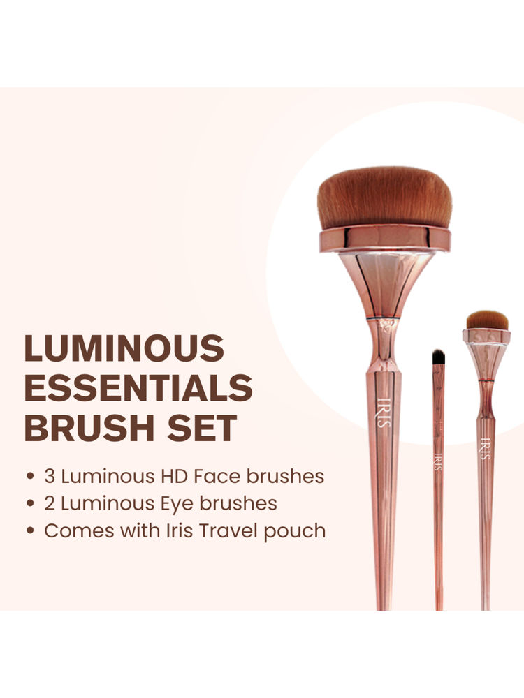 IRIS COSMETICS Luminous Essential Brush Set