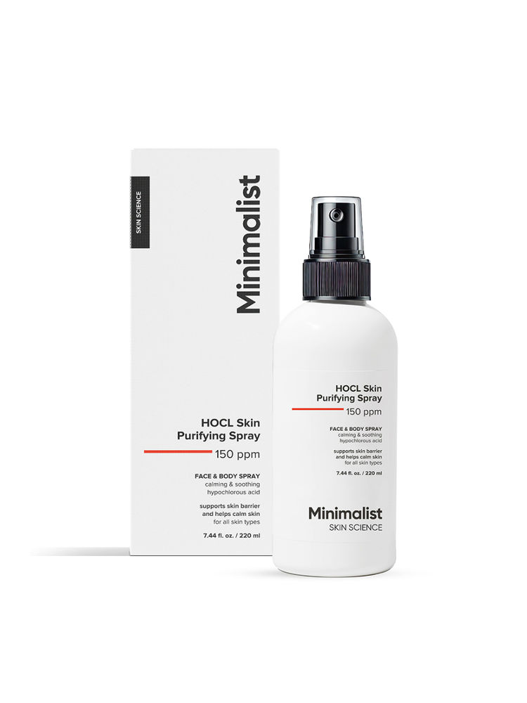 Minimalist HOCL Skin Purifying Spray-150 ppm Face & Body Spray