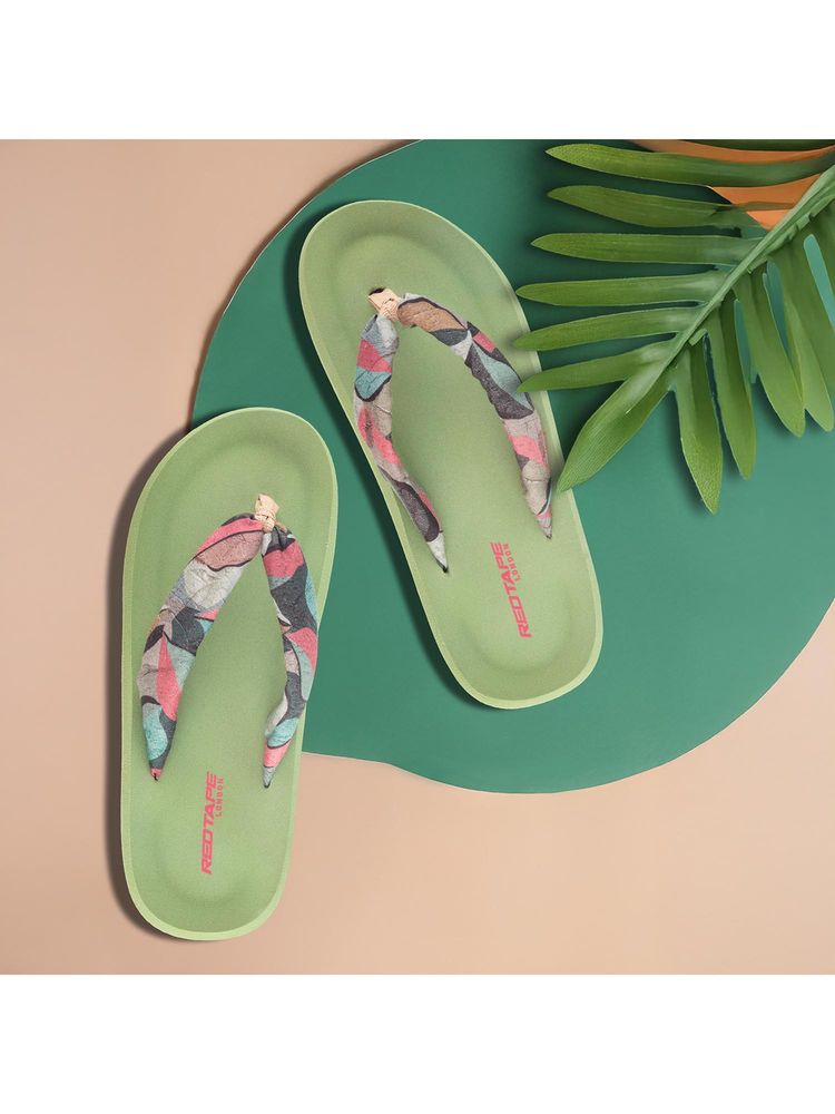 Red Tape Womens Eva Comfort Flipflop Green-picture-31