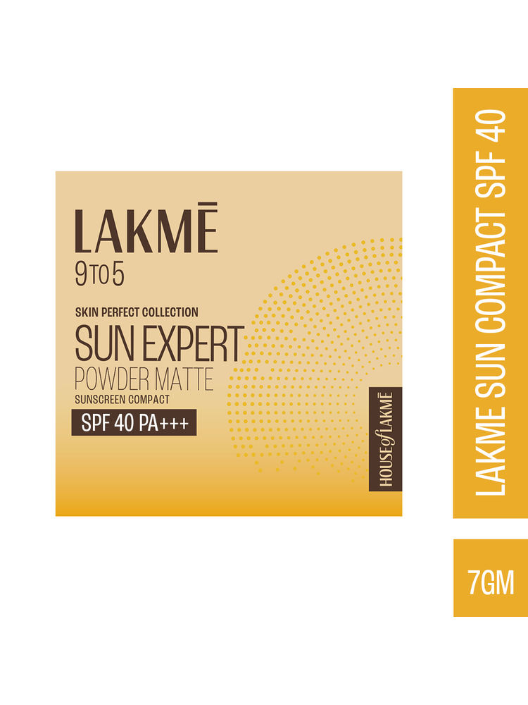 Lakme Sun Expert SPF 40 PA+++ Ultra Matte Compact with Power of Vitamin E and Iron Oxides
