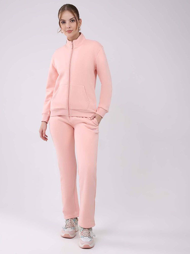Monte Carlo Women High Neck Full Sleeve Tracksuit-image-0