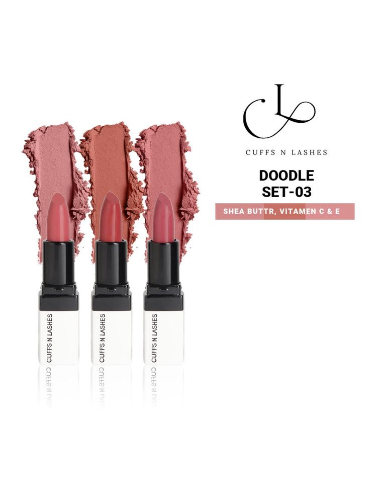 CUFFS N LASHES Doodle Lipstick Set-picture-36