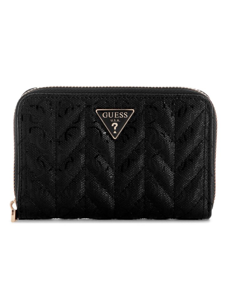 Guess Stacey Black Women Zipper Quilted Medium Wallet-image-23