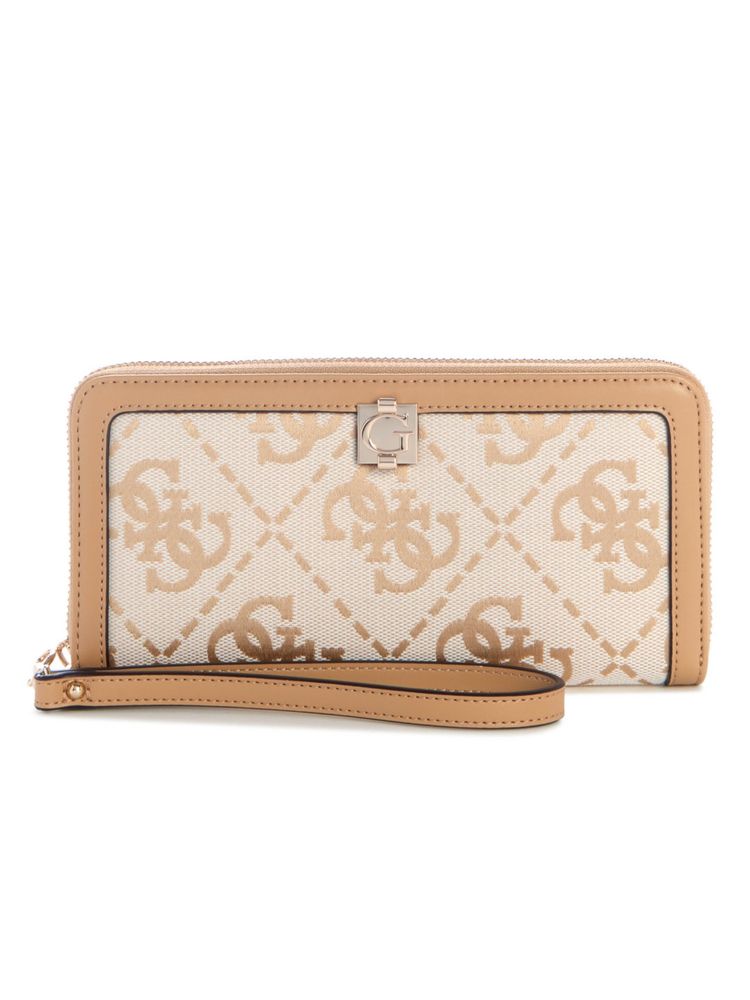 guess fashion Guess Audrey Beige Women Zipper Textured Wallet-picture-16