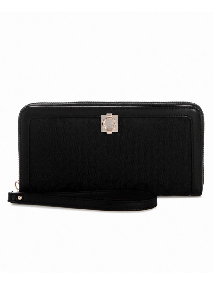 guess fashion Guess Audrey Black Women Zipper Textured Wallet-picture-17