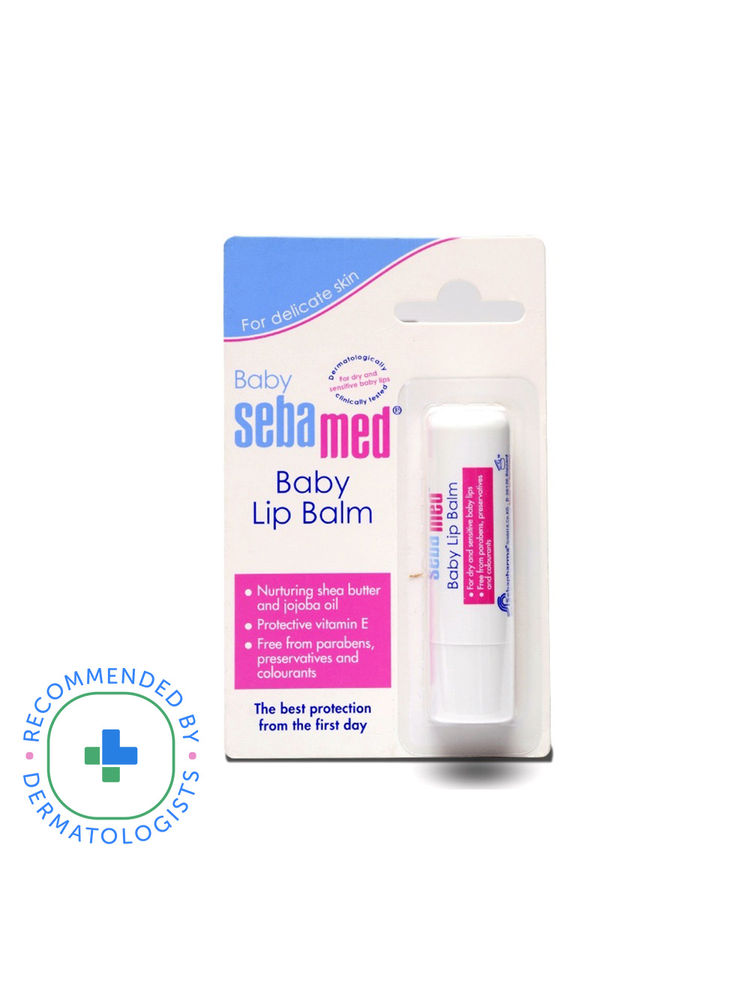 Sebamed Baby Lip Balm, For Dry & Sensitive Baby Lips, With Shea Butter & Jojoba Oil, Paraben Free