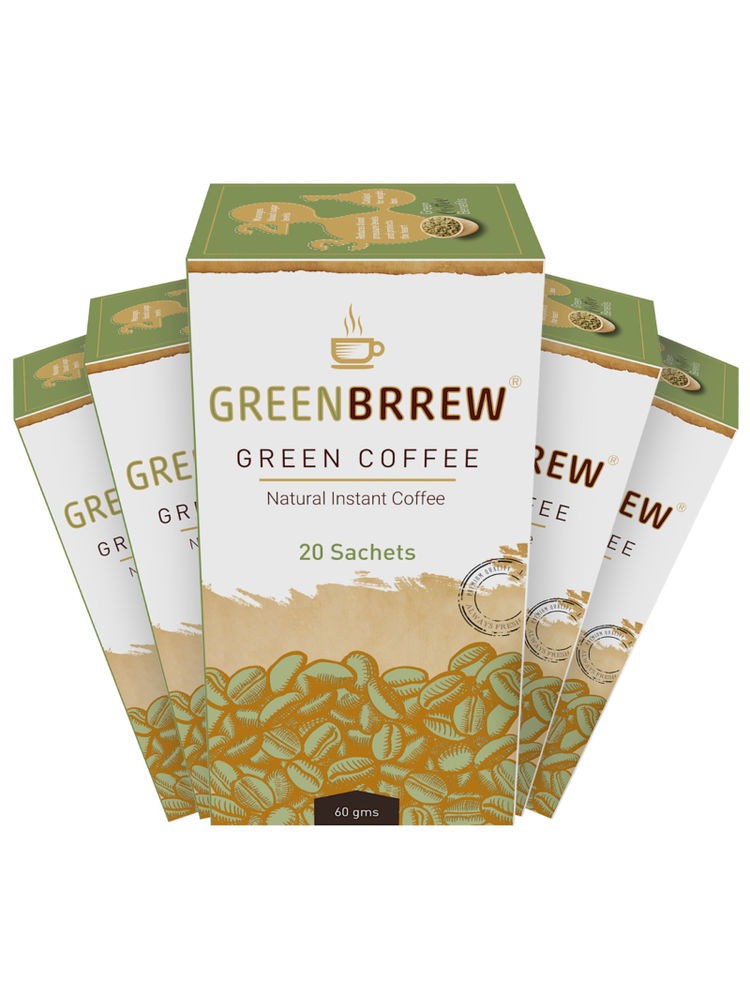 Greenbrrew Decaffeinated Natural Instant Green Coffee (Pack Of 5)-picture-24