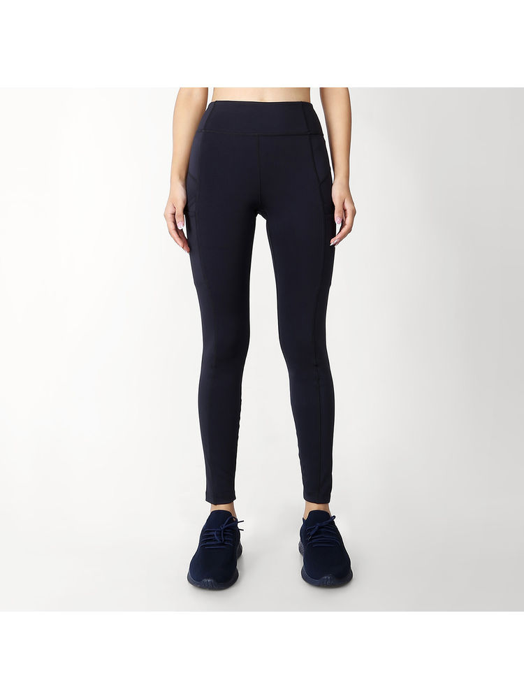 Aastey Evergreen Ankle 7/8 Length Leggings for Women Ebony Black-picture-16