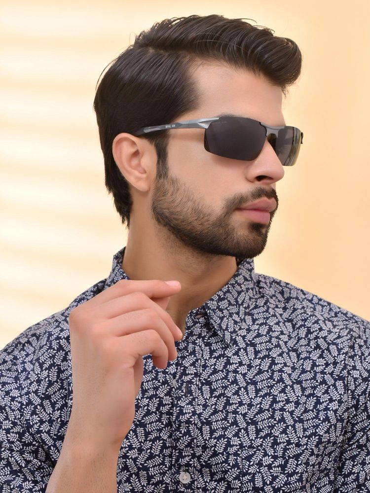 Royal Son Black Polarized Sports Sunglasses