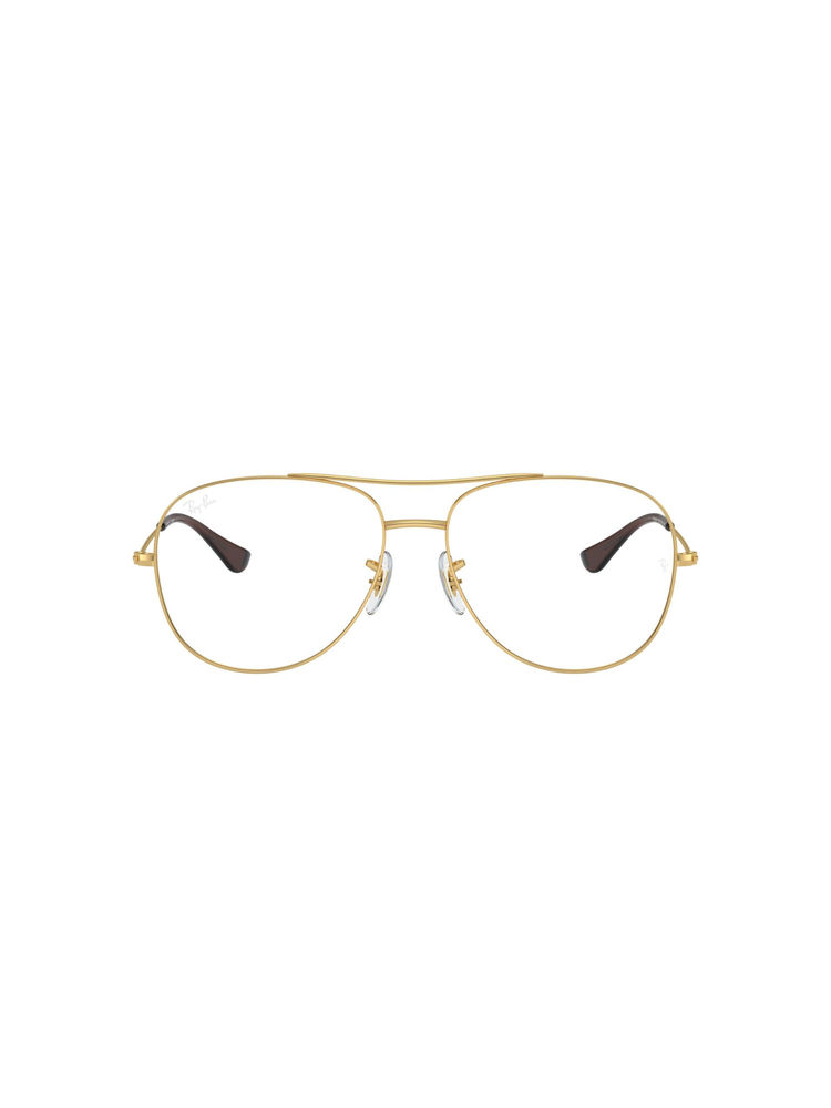 Ray-Ban Unisex Gold Pilot Eyeglass Frames - 0RX6521I250056-image-6